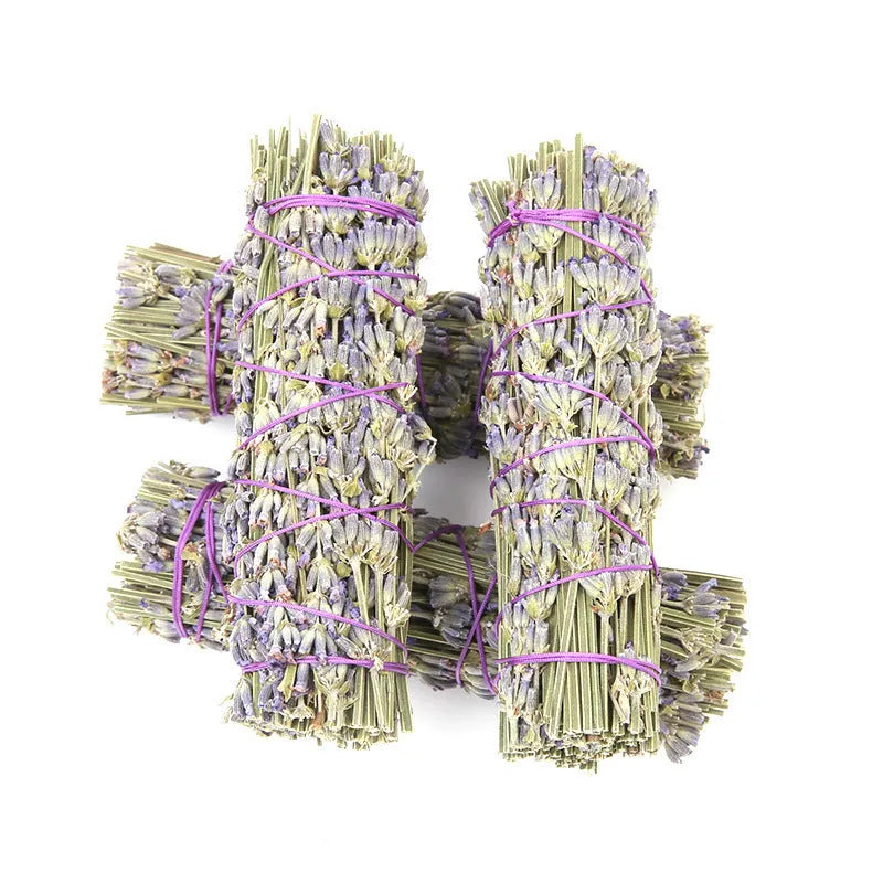 Lavender aromatherapy stick measuring 4 inches with natural dried flowers for fragrance diffusion