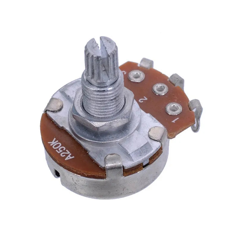 Metal electric guitar potentiometer knob for tone and volume control