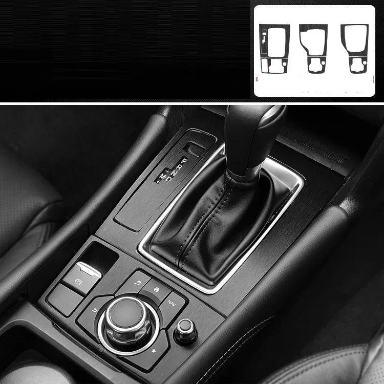 Unksera 3D carbon fibre decorative film sticker kit for car centre console and interior trim.