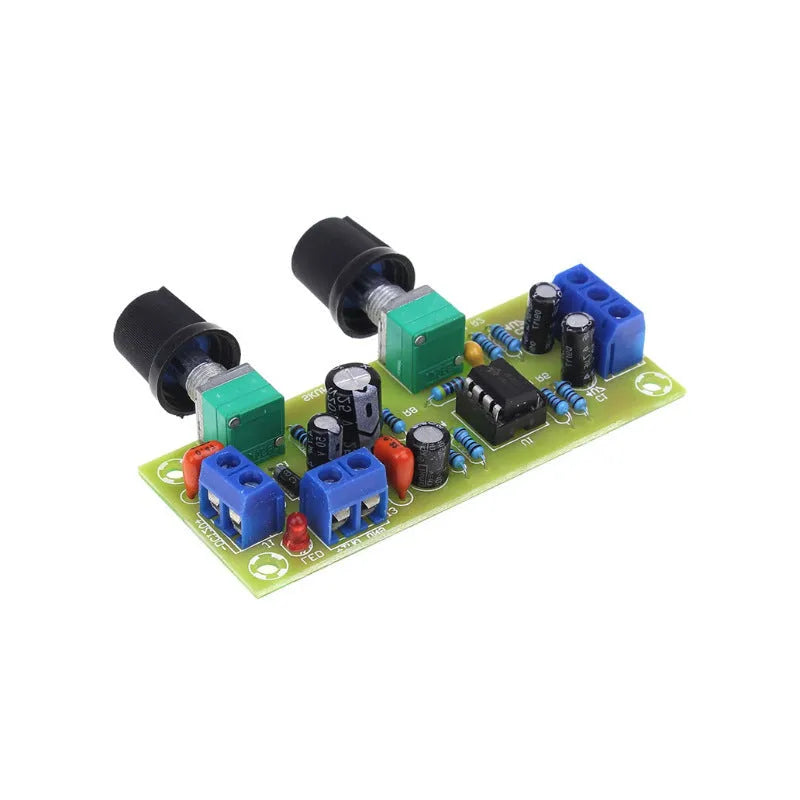 Single power supply 10-24V DC bass boost front stage circuit board for car audio systems