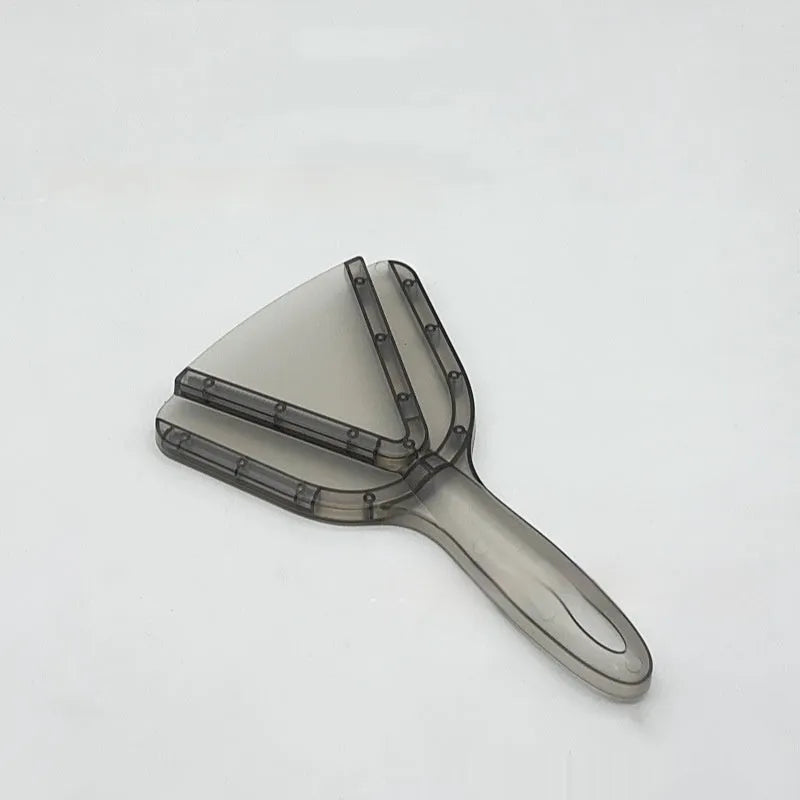 A red adjustable telescopic can and bottle opener with a non-slip handle on a white background.