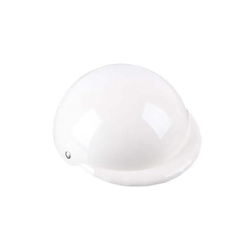 Plastic motorcycle cap helmet for dogs in solid colour with three size options