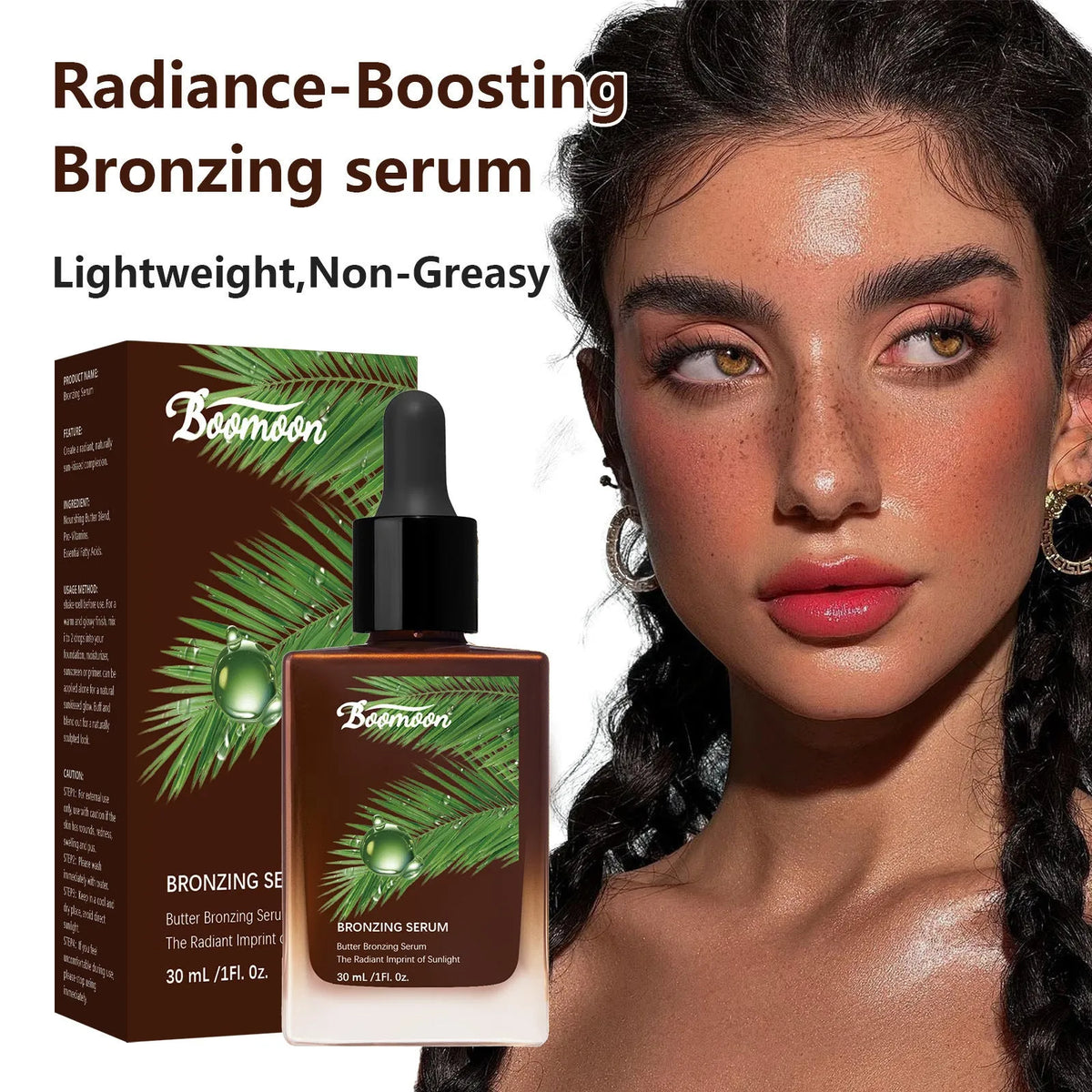 Bronze Black moisturising contact lens care solution in 30ml bottle