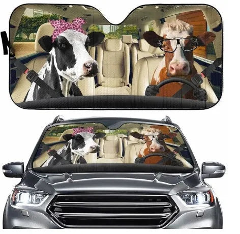 Telescopic aluminium foil car sun shield for front windscreen installation.