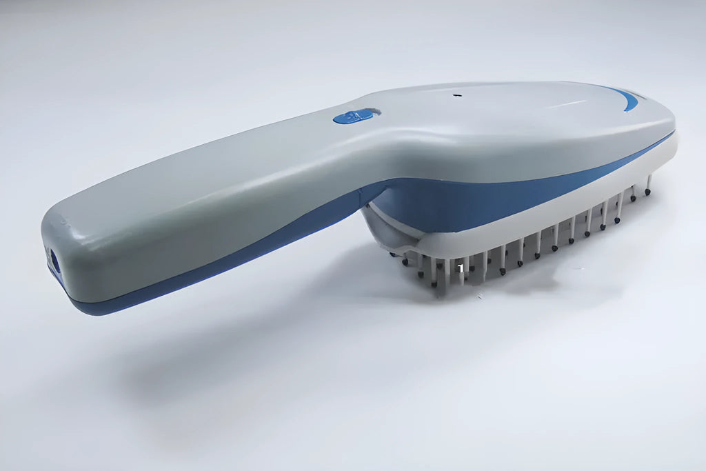 Pet comb with ion and active oxygen technology, removable brush head, 21.5cm length