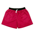 Men's solid colour mesh athletic shorts with quick-drying fabric for summer running and fitness