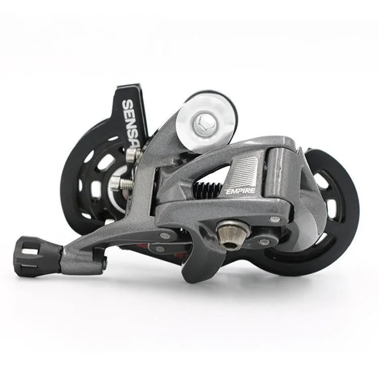 Aluminium alloy road bike transmission kit with manual change, finger dial, and short leg rear dial