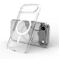 Transparent magnetic iPhone 17 AIR phone case showing TPU composite construction