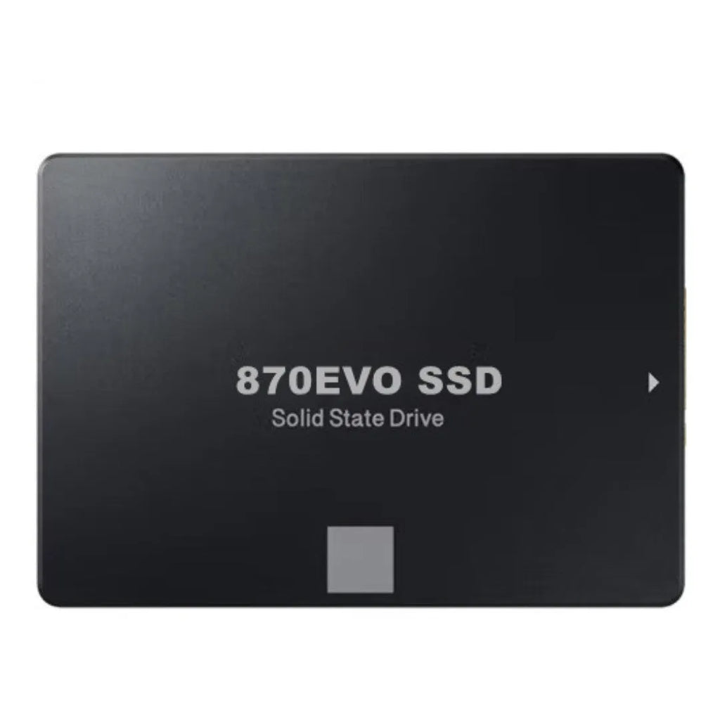 2.5-inch internal solid state drive with SATA interface showing capacity options up to 4TB