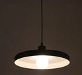 Aluminium alloy restaurant chandelier in black or white finish with three diameter size options