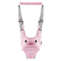 Cotton baby walking harness belt showing vest-style design in blue colour for toddler walking assistance