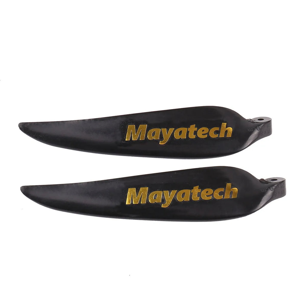 Black quick-disassembly folding paddle with noise reduction feature, showing 12x6.5cm dimensions