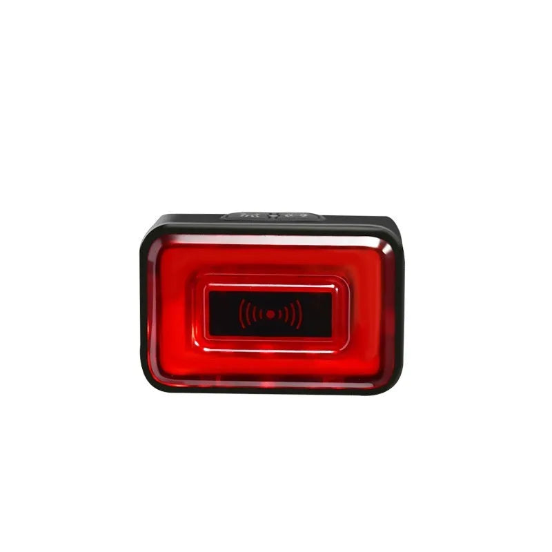 Smart radar bicycle taillight with double bracket mounting and Type-C charging port