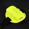 Running arm bag with reflective strips and adjustable arm strap in black colour