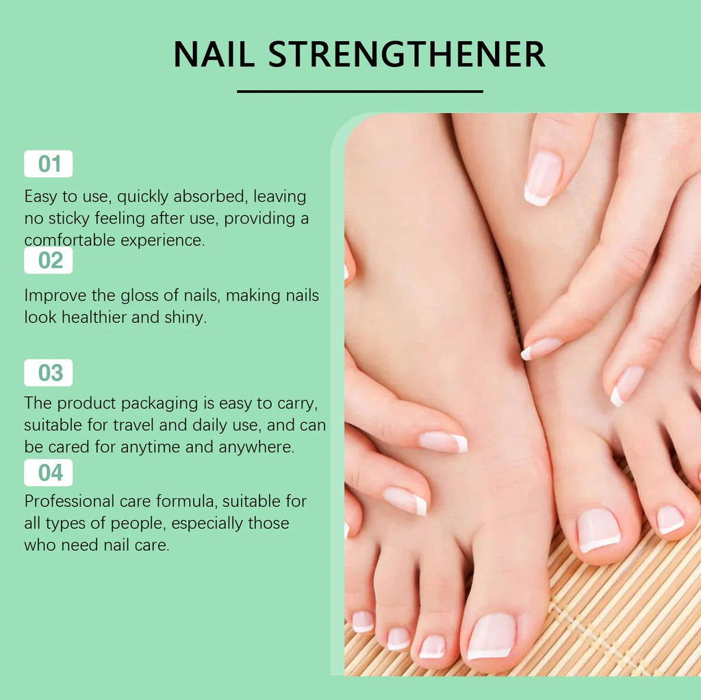 30ml bottle of clear nail nursing solution for gentle daily cleaning
