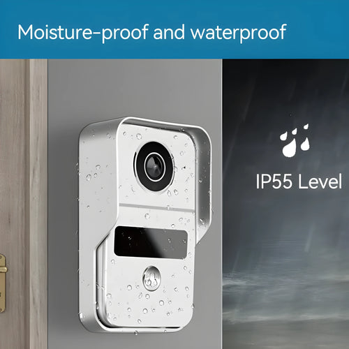 10-inch video intercom doorbell with colour HD camera and 1080P resolution for home security monitoring