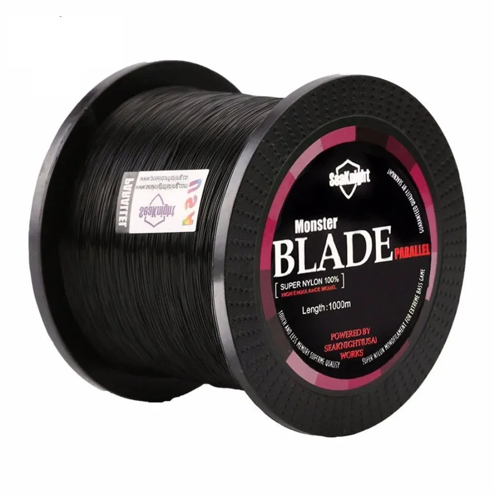 Spool of Seaknight1000 M nylon monofilament fishing line in multiple colour options