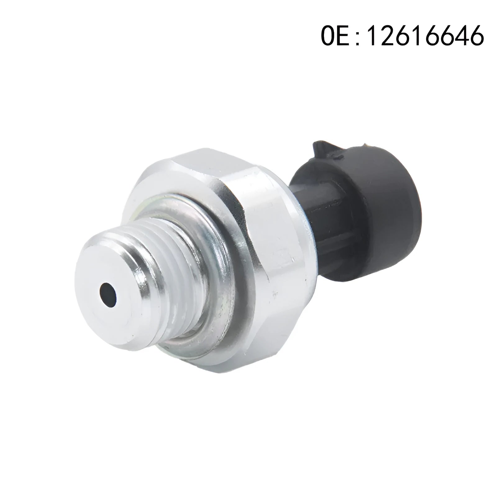 Silver metal automotive fuel pressure sensor compatible with 12616646 12677836 D1846A part numbers