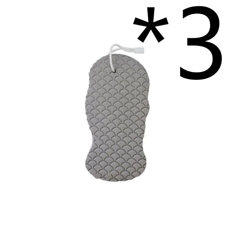 3D fish scale pattern bath sponge in white, grey, pink or light blue colours for body exfoliation