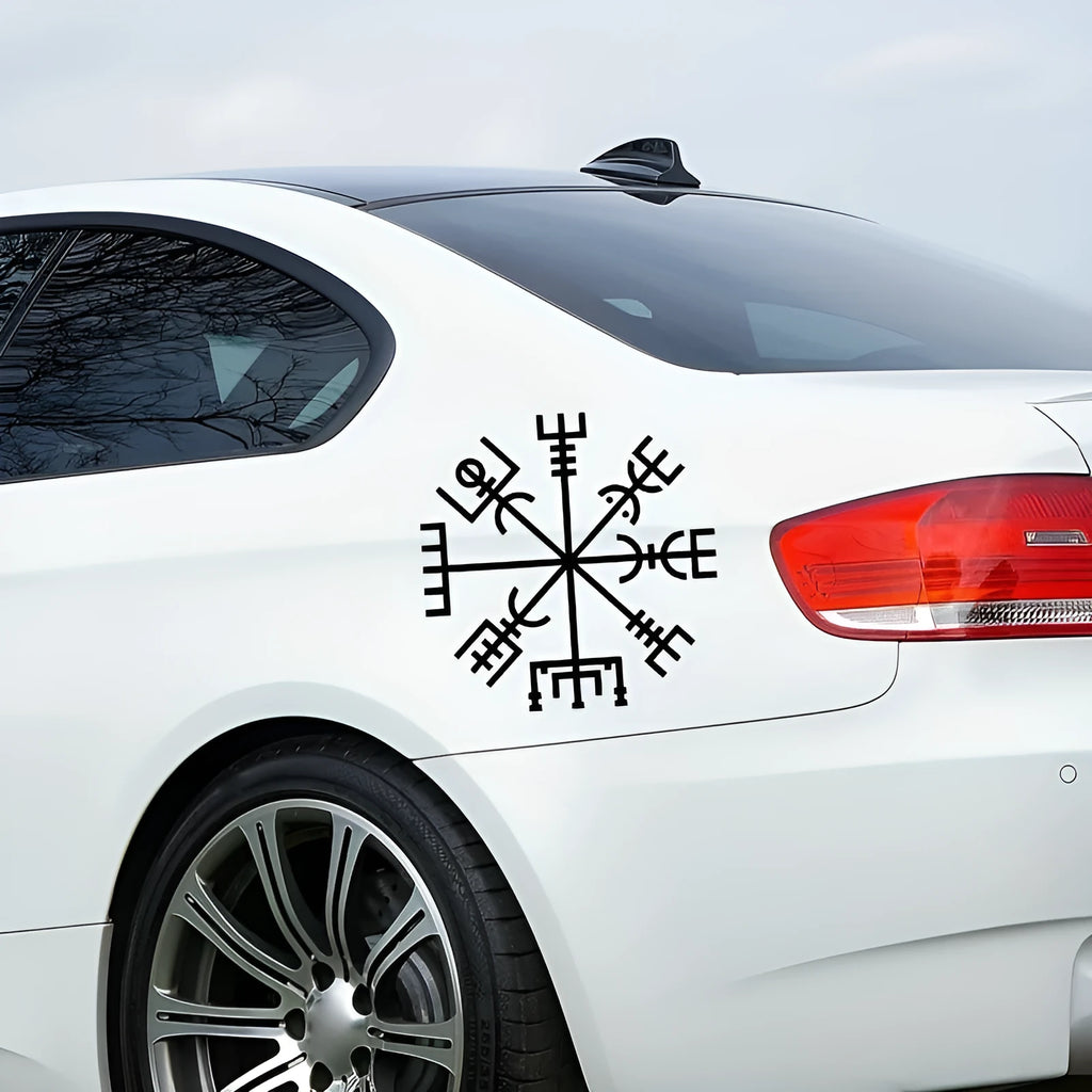 13x13cm vegetarian no charm vinyl car body sticker for window and notebook decoration