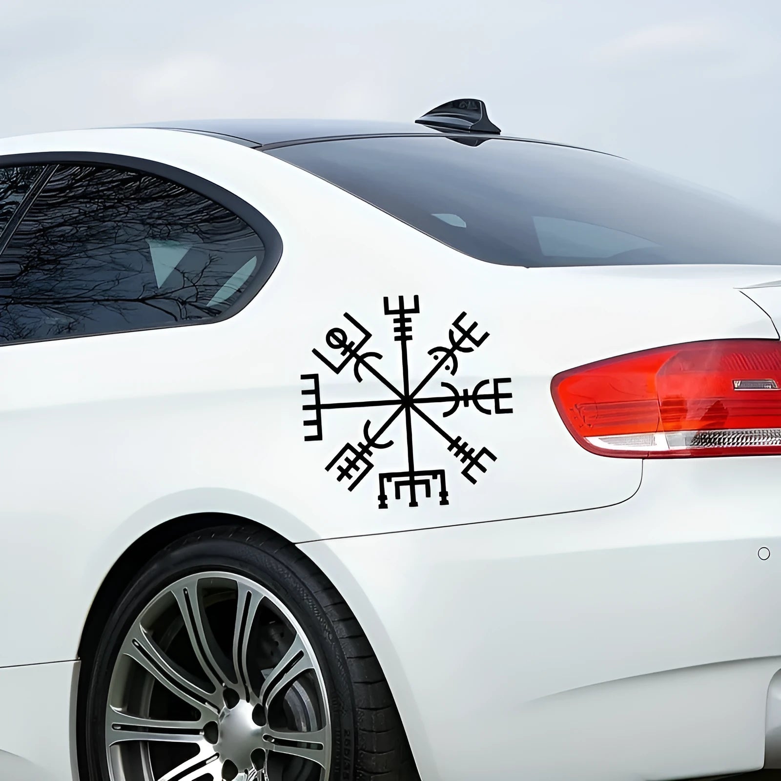13x13cm vegetarian no charm vinyl car body sticker for window and notebook decoration