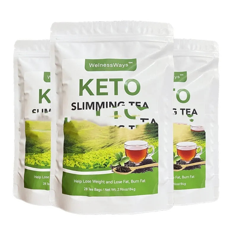 28 Day Slim Flat Tummy Tea collection with multiple herbal blends for women