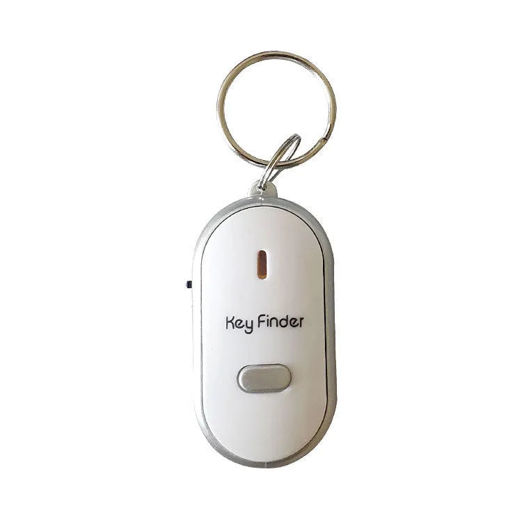 Oval acrylic key finder pendant in five colour options with voice control anti-lost function