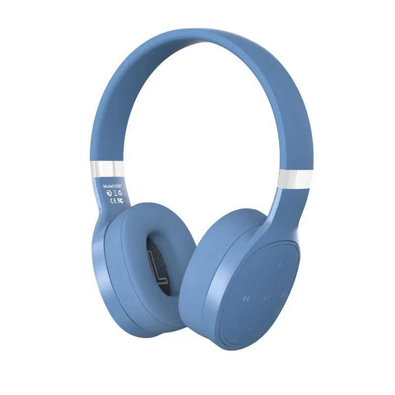 Folding wireless Bluetooth sports headset in four colour options showing compact design