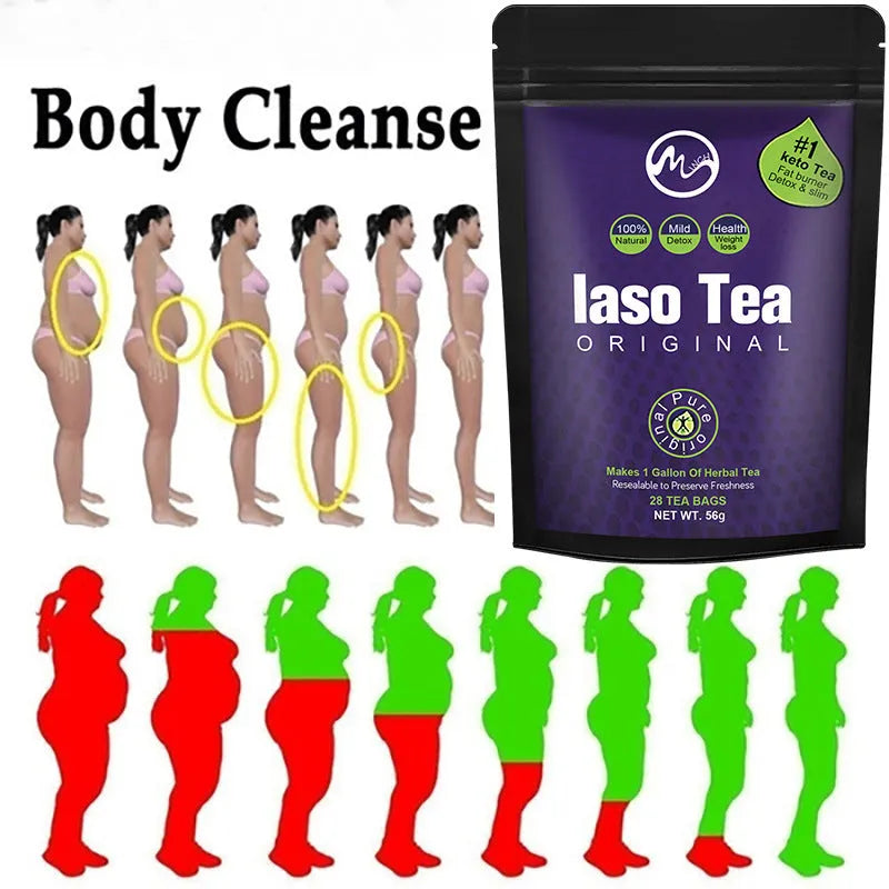 Single bag of instant sugar-free slimming tea for cold infusion.