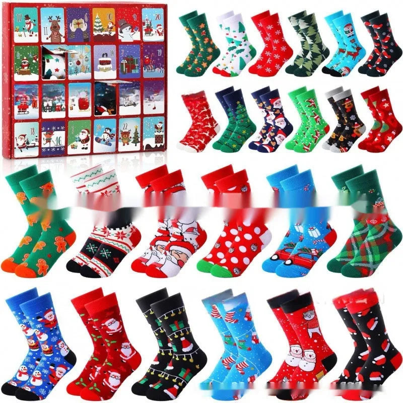 Christmas sock ornament blind box containing resin crafts miniature decoration