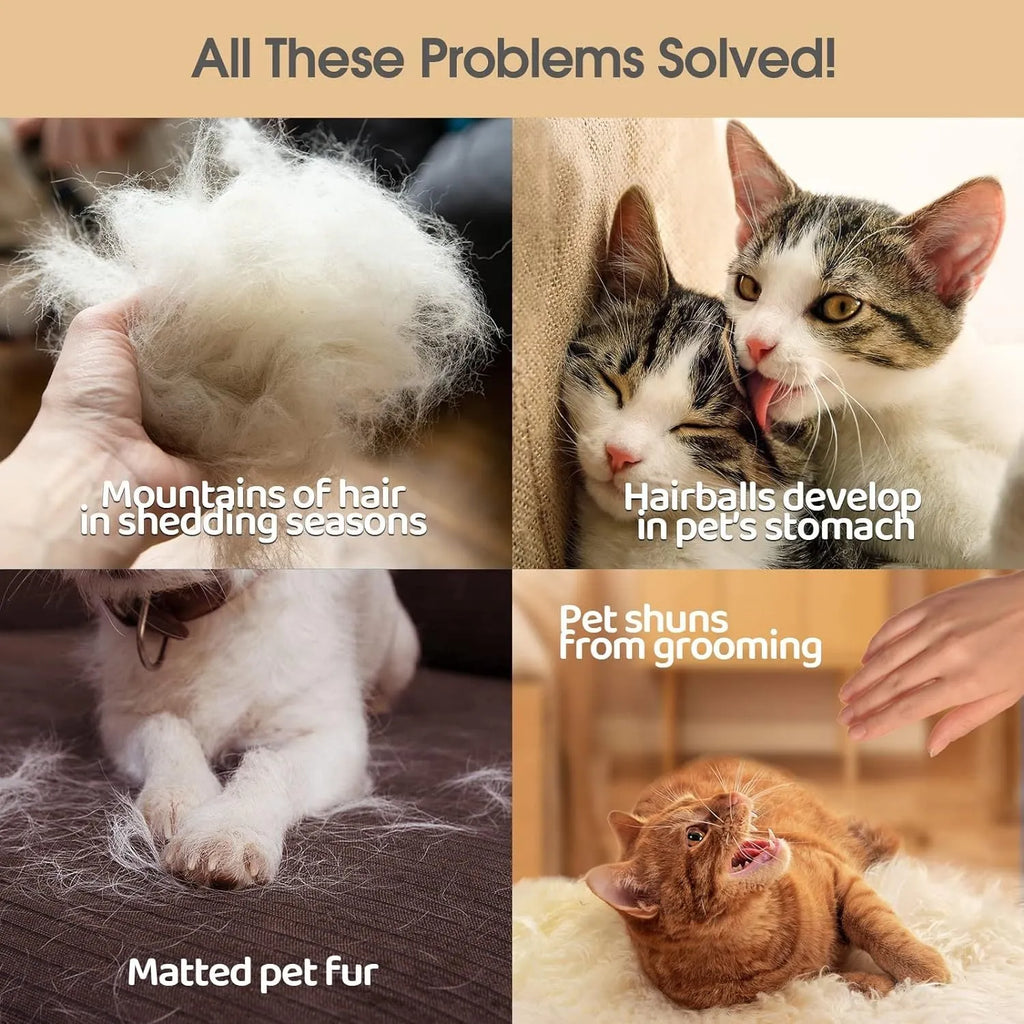 Blue pet grooming gloves with silicone tips for removing hair from dogs and cats during grooming