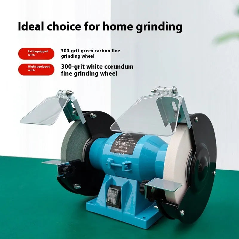 Mini desktop polishing machine with 5-inch grinding disc for knife sharpening