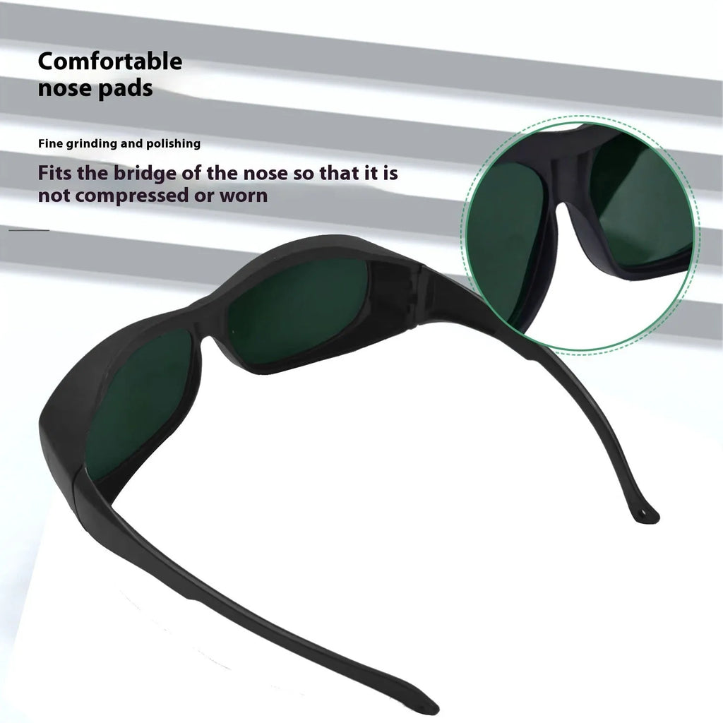 Photon skin rejuvenation laser protection goggles with PC construction for 200-2000nm wavelength coverage