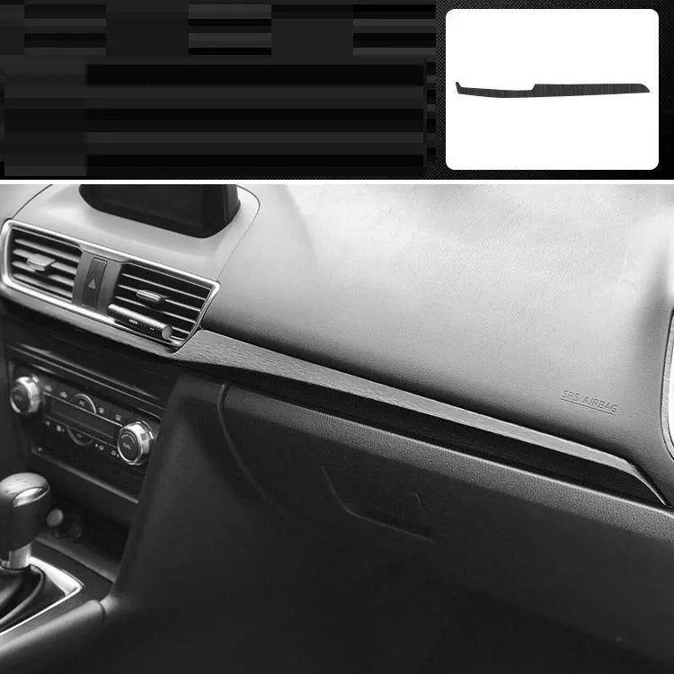Unksera 3D carbon fibre decorative film sticker kit for car centre console and interior trim.