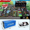 Children's alloy warrior toy car set with metal cars, 37x14.5x14.5cm, plastic construction, ages 7-14