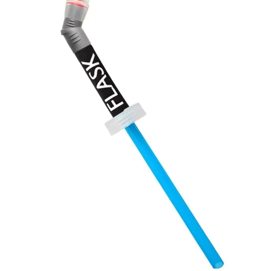 Plastic portable drinking straw for mountain climbing and biking activities