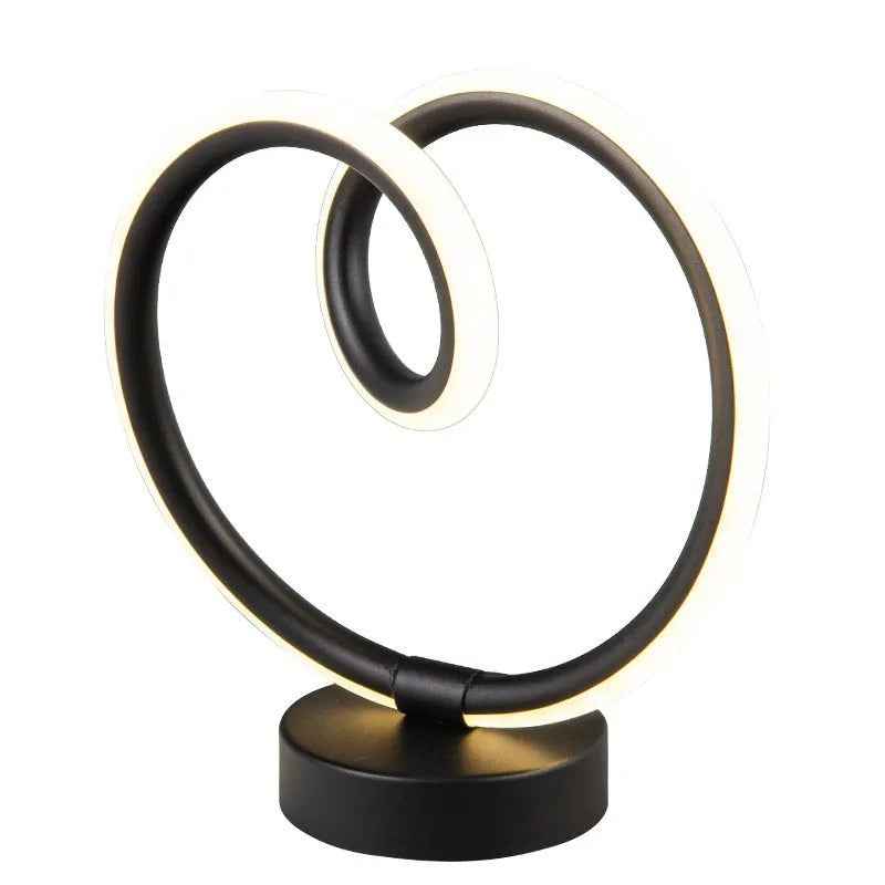 Black musical note shaped night light with RGB color options made of iron aluminum and silicone for bedside use