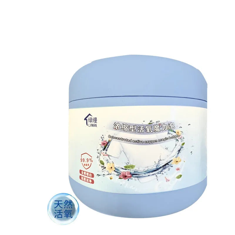 400g bottle of enhanced active oxygen bleaching powder for laundry stain removal