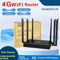 ED128 industrial iron box removable 4G/3G router with sucker antennas