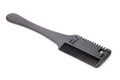 Pet razor comb for dogs and cats with ten spare blades on a white background.