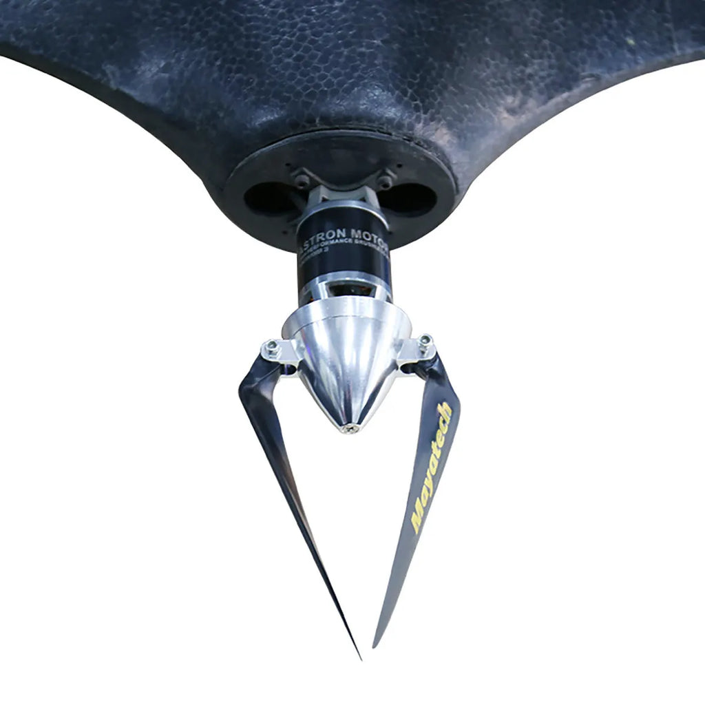 Black quick-disassembly folding paddle with noise reduction feature, showing 12x6.5cm dimensions