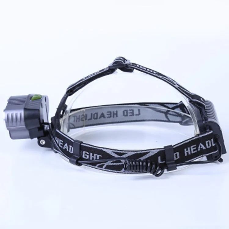 Fixed focus LED head torch for outdoor camping with waterproof design