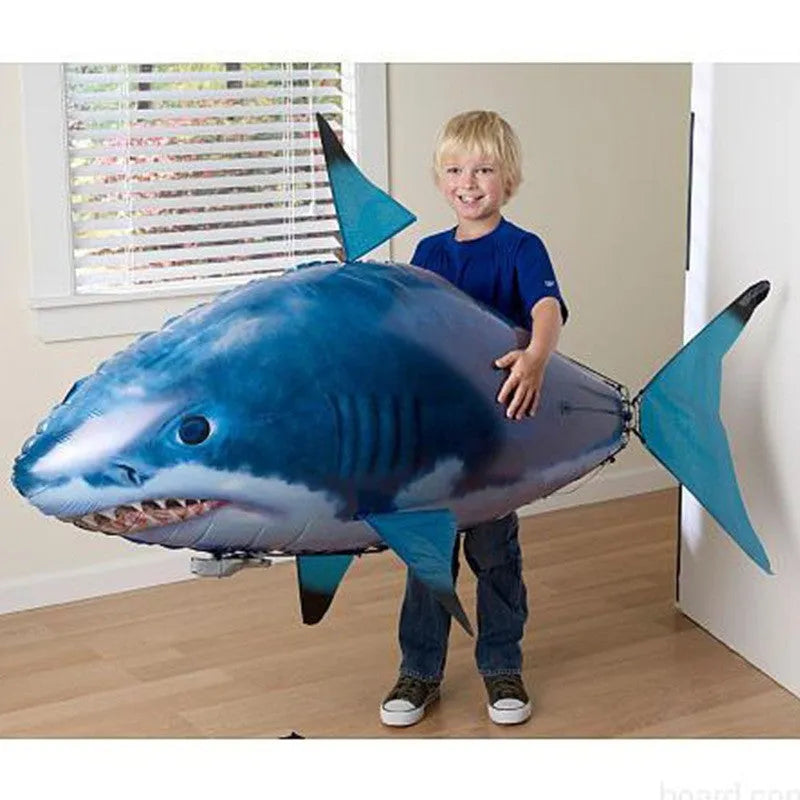 Remote control shark or clownfish helium balloon toy with infrared controller