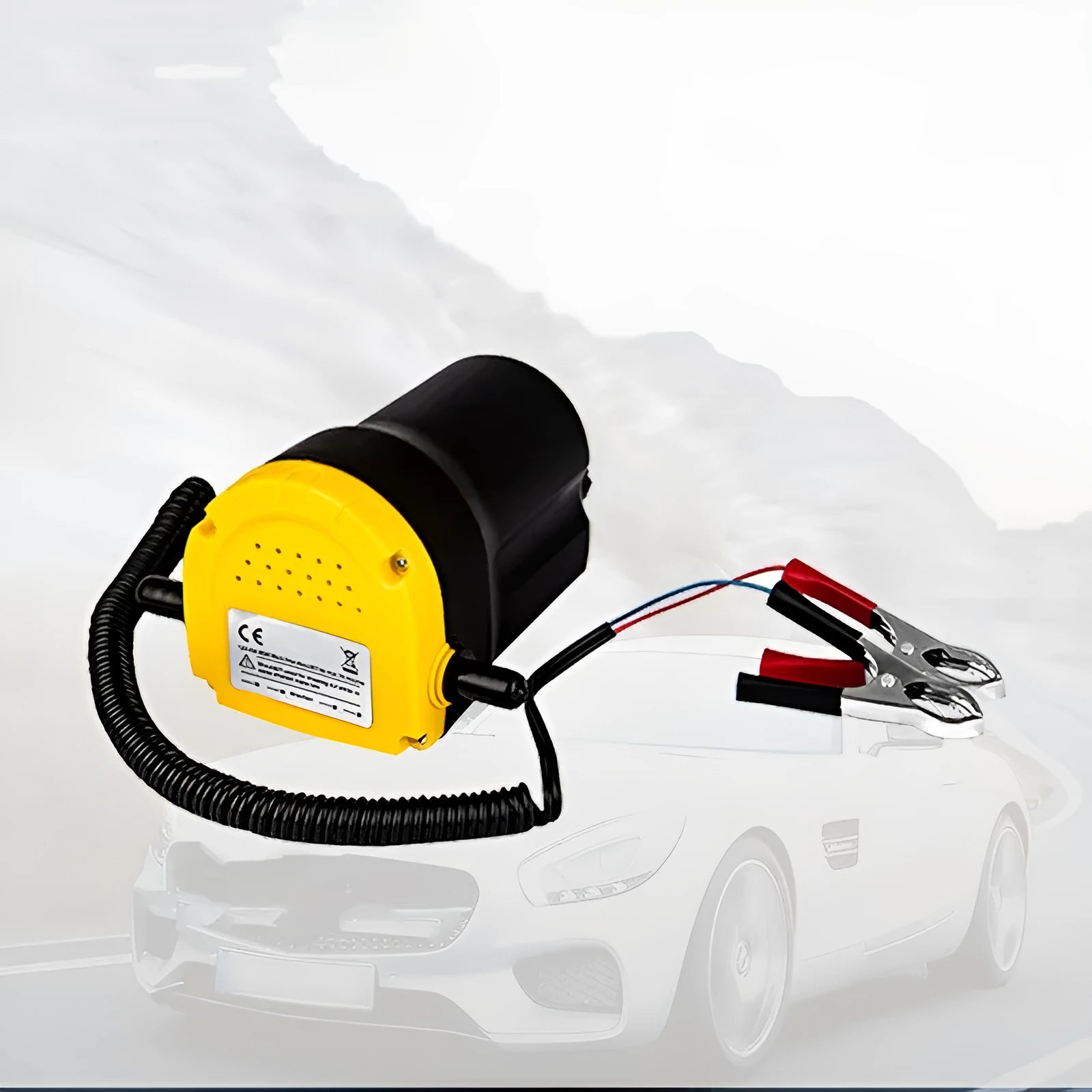 12V electric self-priming oil gear pump for engine oil transfer with engineering plastic body