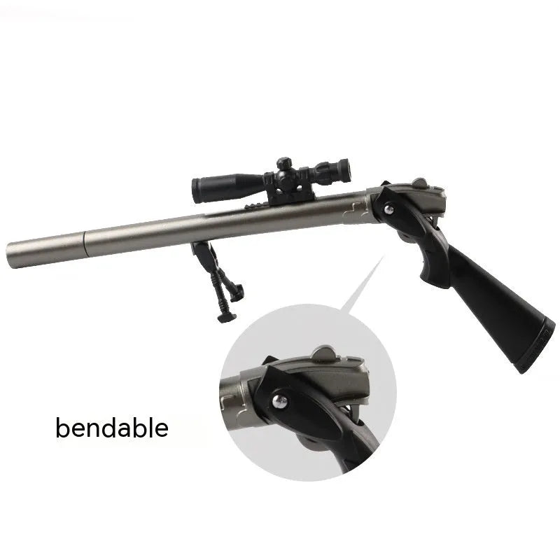 Eating Chicken 98K Sniper Rifle creative gel pen with plastic construction and 0.5mm ballpoint