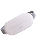 White uterine warming device made from natural bamboo and jade stone.
