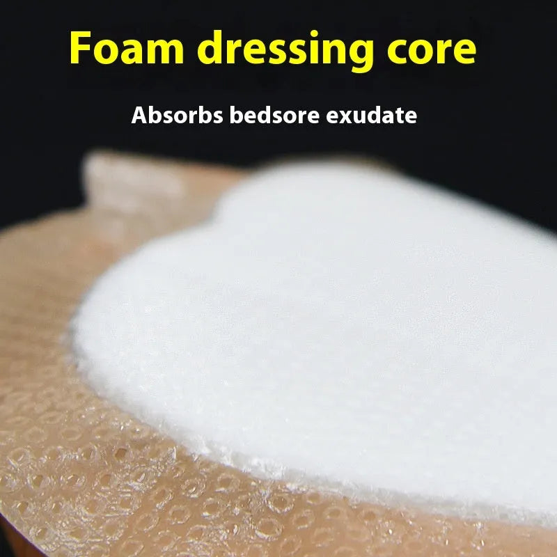Skin-colour silicone gel foam bedsore dressing sticker for pressure relief