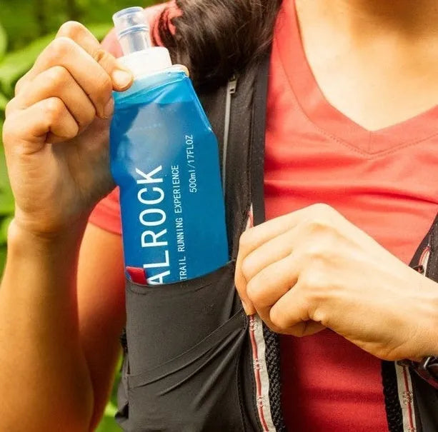 Plastic portable drinking straw for mountain climbing and biking activities