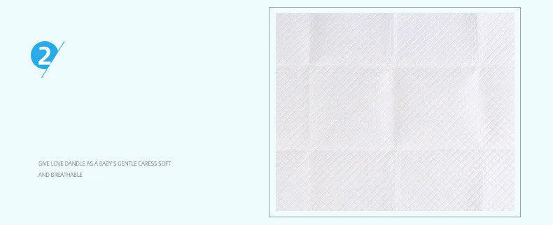 Teddy thickened pet diaper pad made from PE and non woven fabric, available in sizes XS to XL
