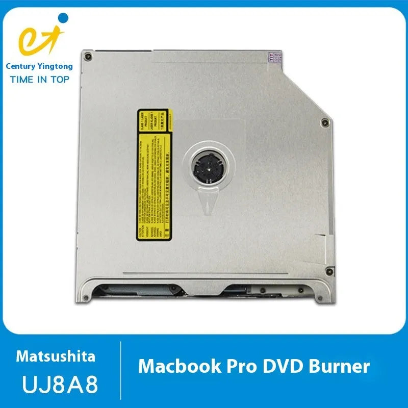 Silver MacBook Pro 13 optical disc drive replacement module with SATA connector